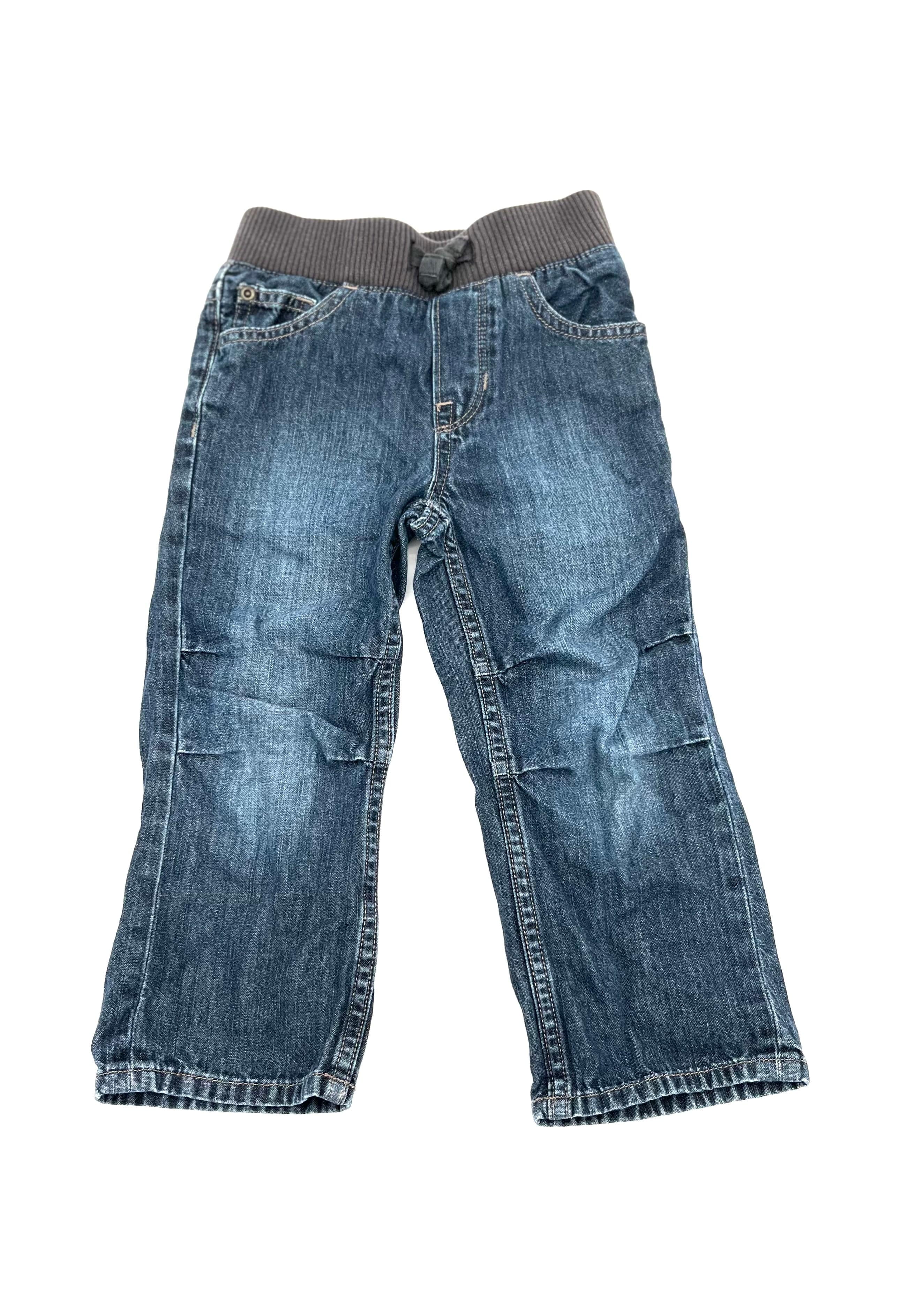 Toddlers Pants Size 3T Jeans By Baby Gap Gathered Knees For Extra Comfort & Movement - TheRealThreads