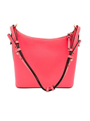 Dooney & Bourke Hobo Shoulder Bag Crossbody In Bubble Gum Pink Adjustable Strap - TheRealThreads