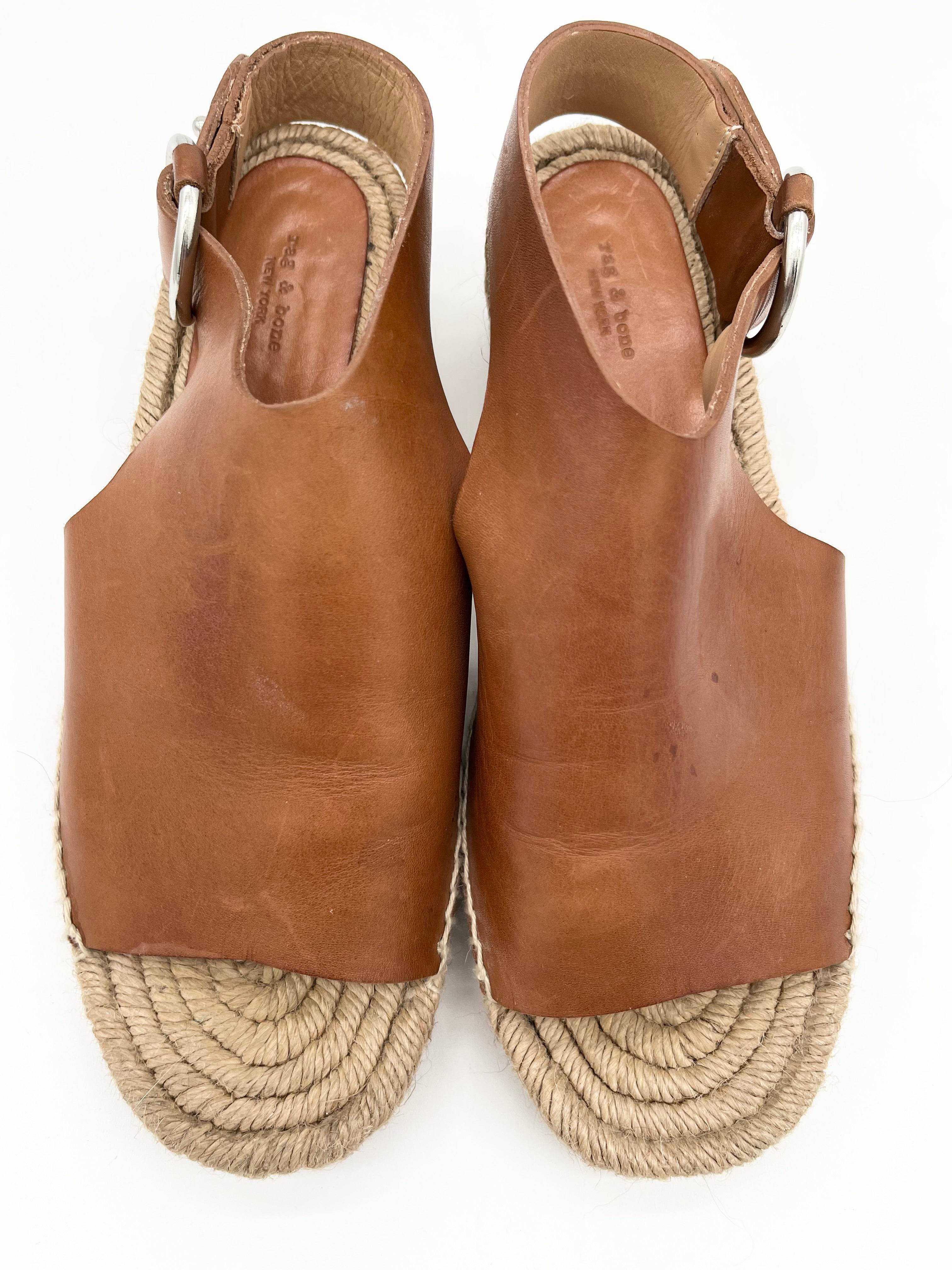 Rare Find Womens Leather Sandals By Rag and Bone Size 8 New Sell for $397 WOW!! - TheRealThreads