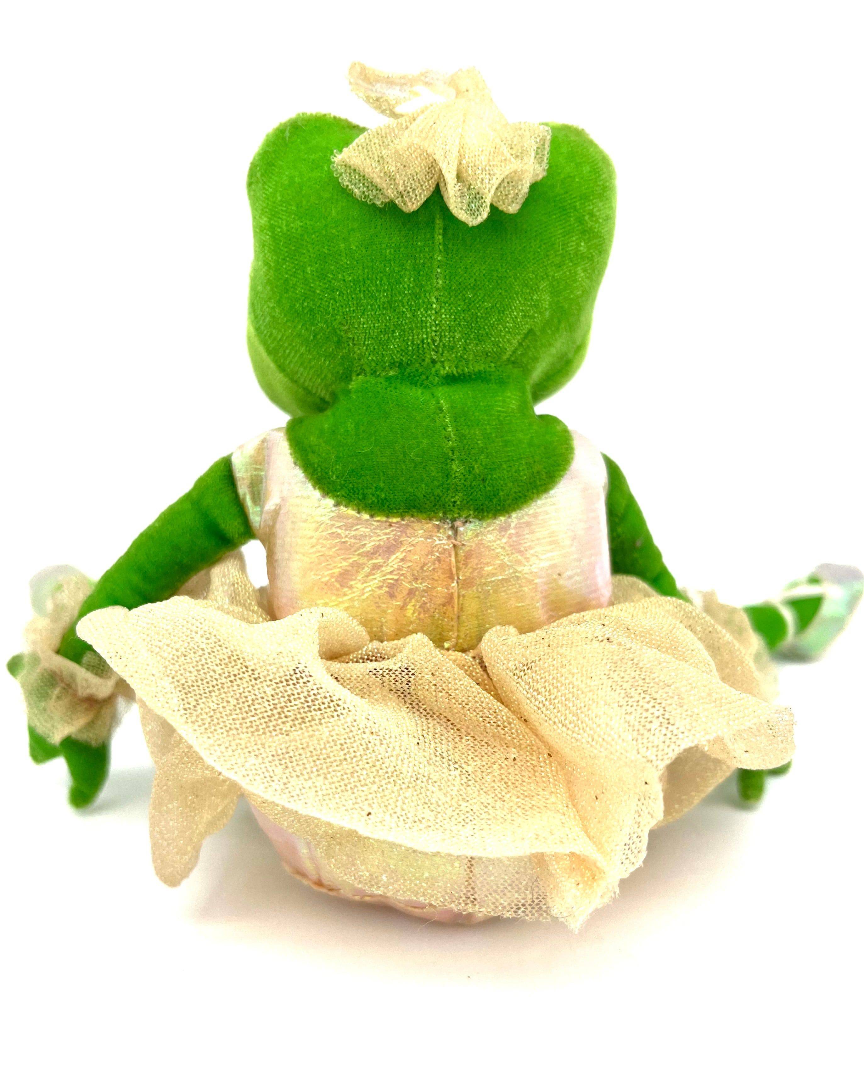 Ballet Princess Frog Stuffed Animal With Bodysuit Tutu and Ballet Shoes - TheRealThreads