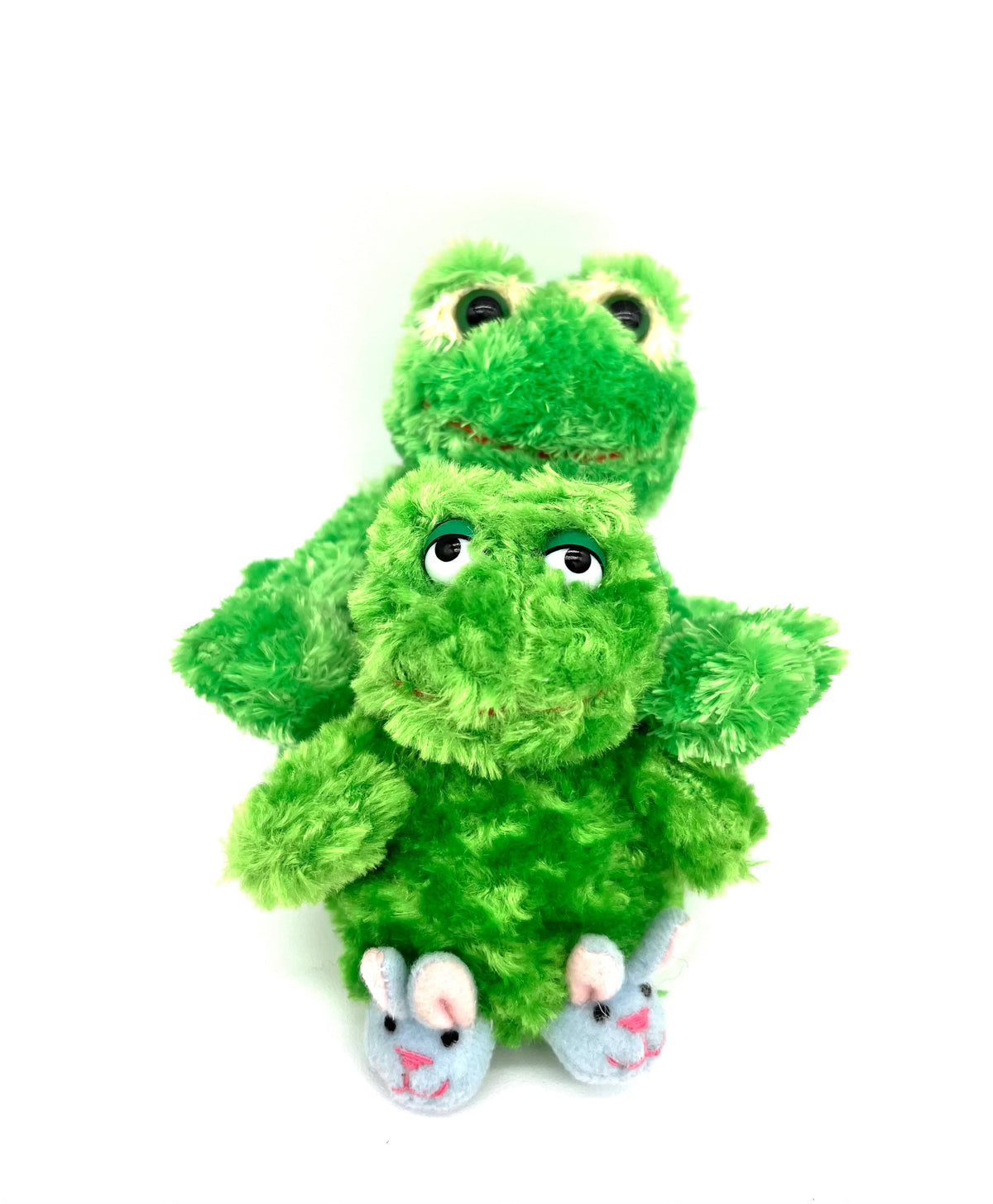 Daddy and Son or Mommy and Daughter Stuffed Animal Frogs For Easter or Anyime - TheRealThreads