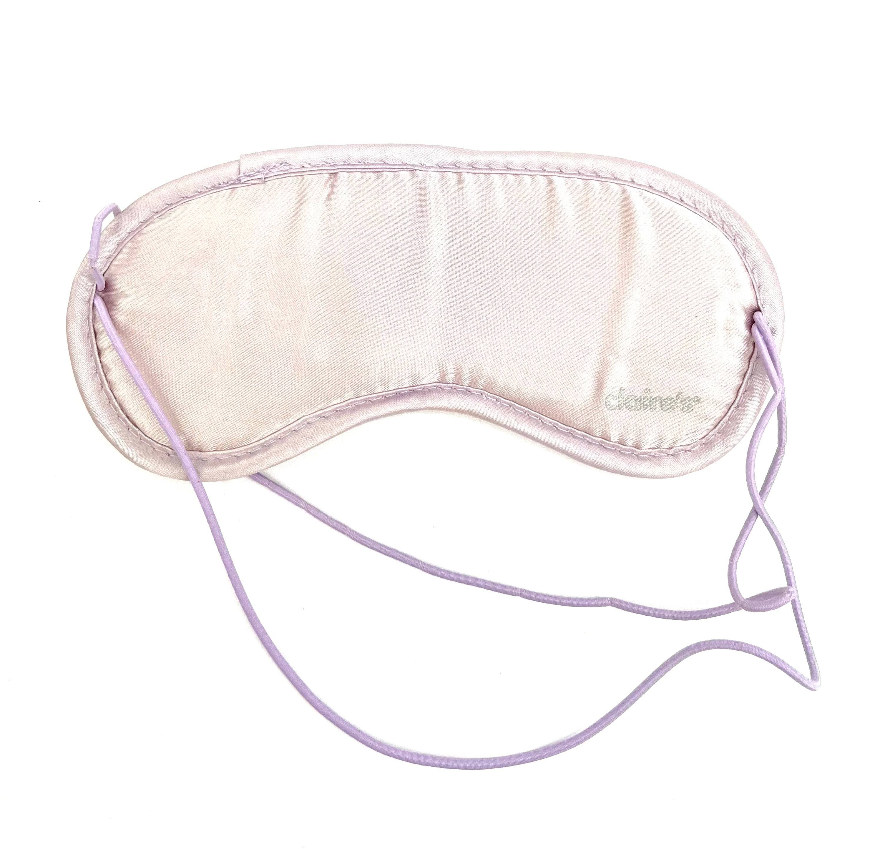 Purple Sleep Mask With Dreaming of Prince Charming & Frog Prince Charming on Front - TheRealThreads