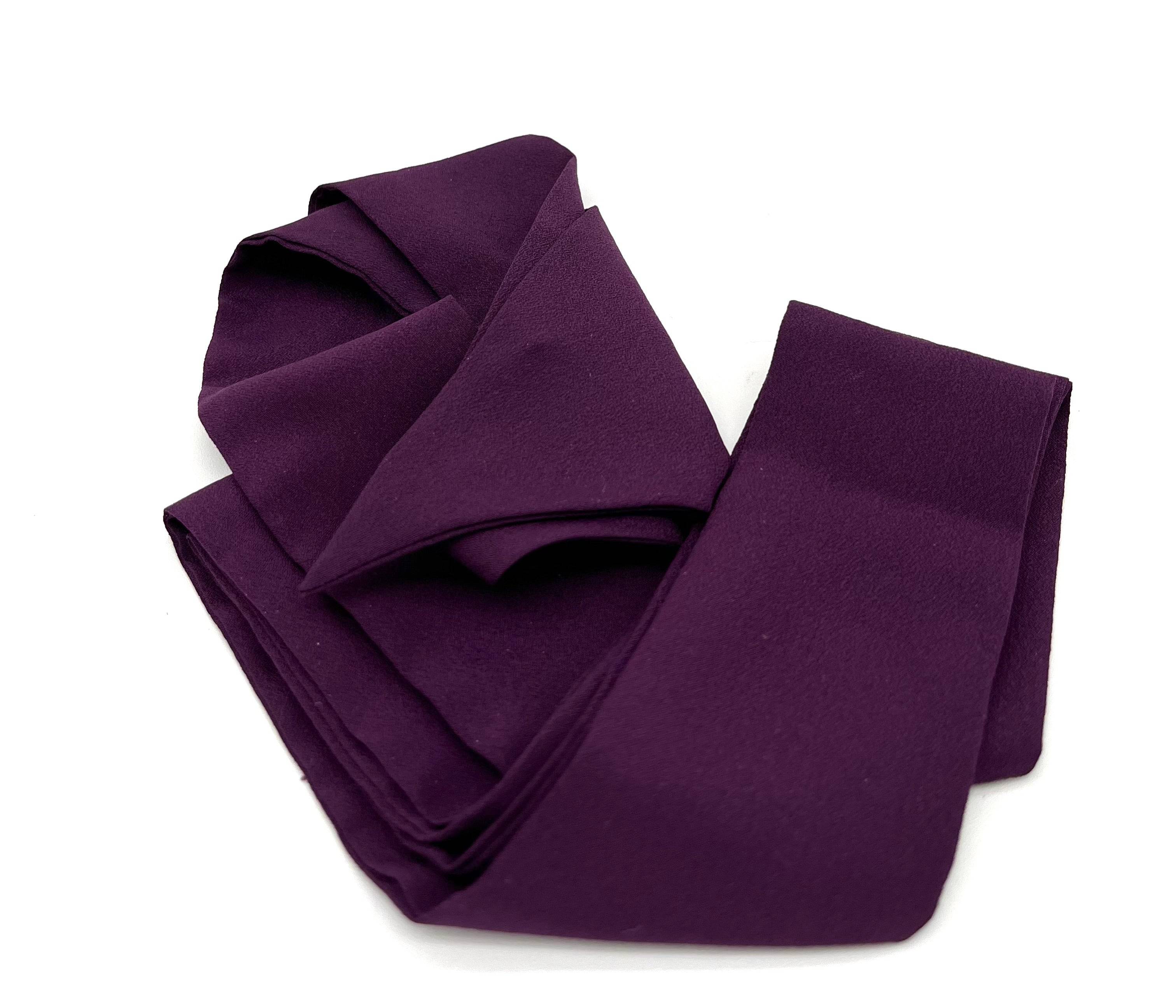 Purple Scarf 71" x 2 " Light Weight Versatile Could Even Be Used As A Belt - TheRealThreads