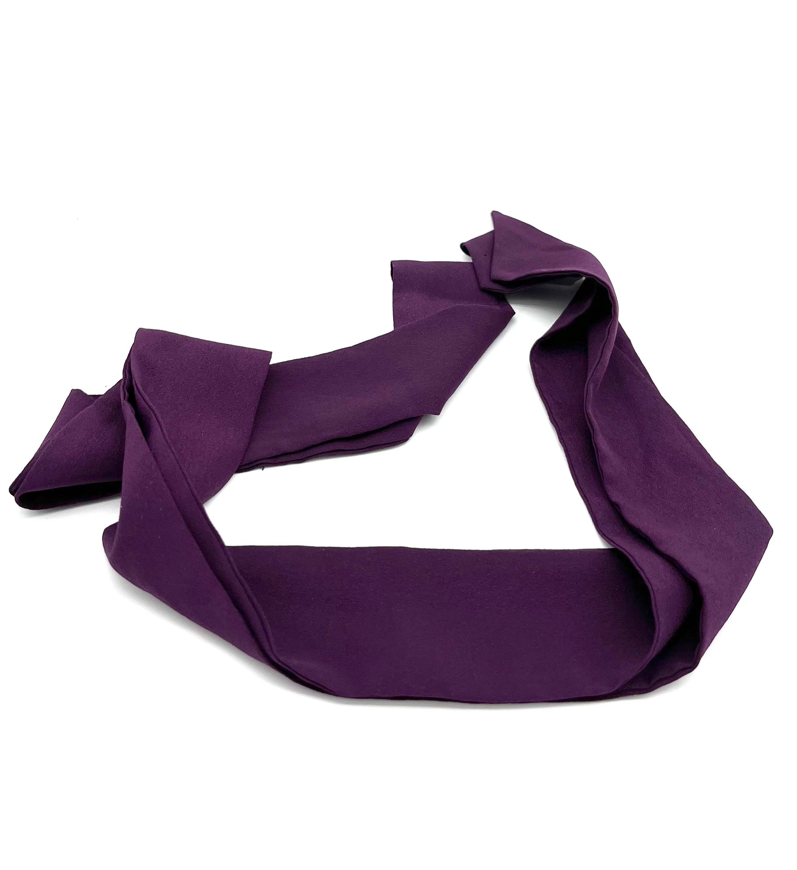 Purple Scarf 71" x 2 " Light Weight Versatile Could Even Be Used As A Belt - TheRealThreads