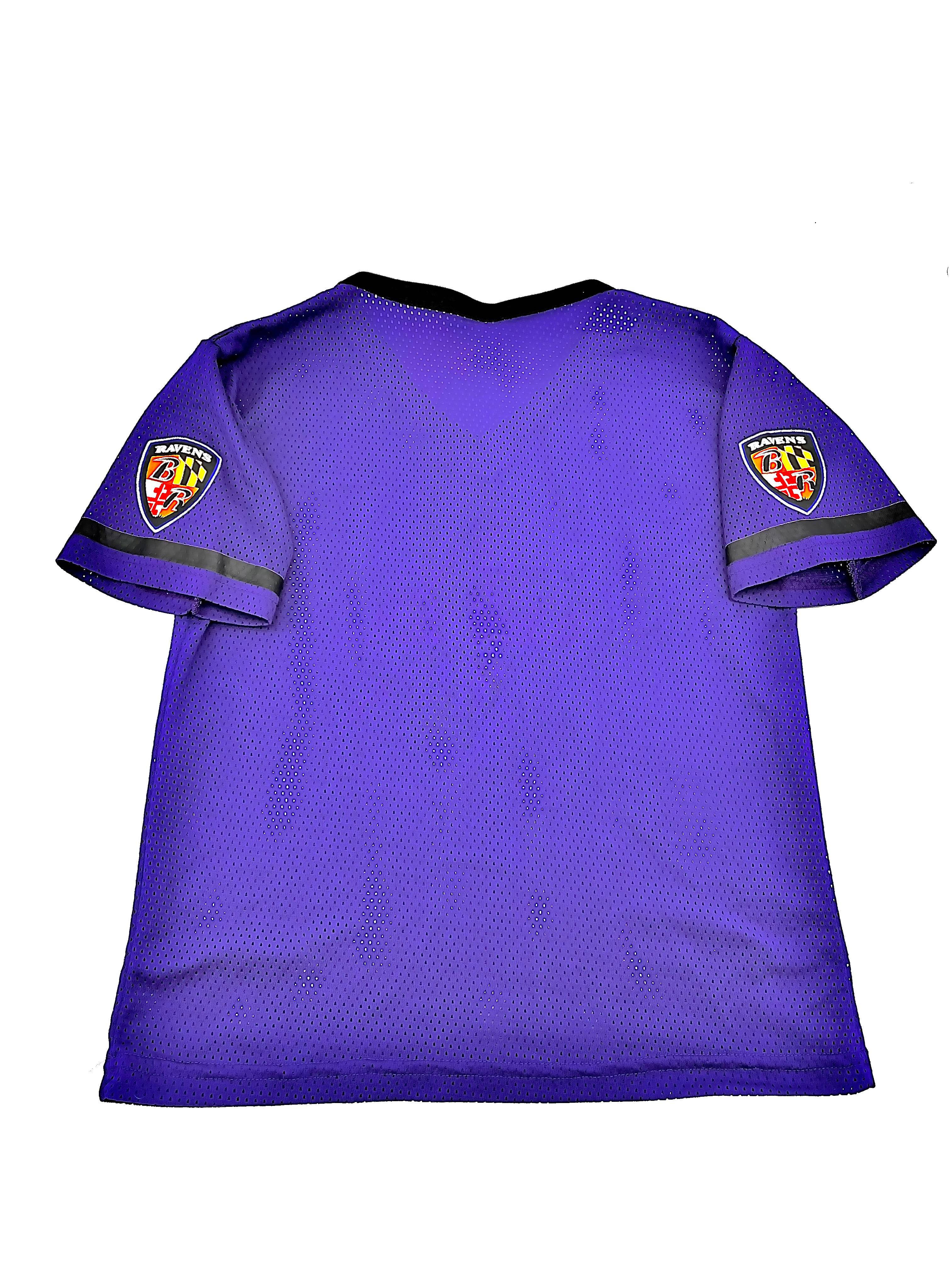 NFL Ravens Mesh Jersey Kids Size Medium With Baltimore Ravens And Bird On Front - TheRealThreads