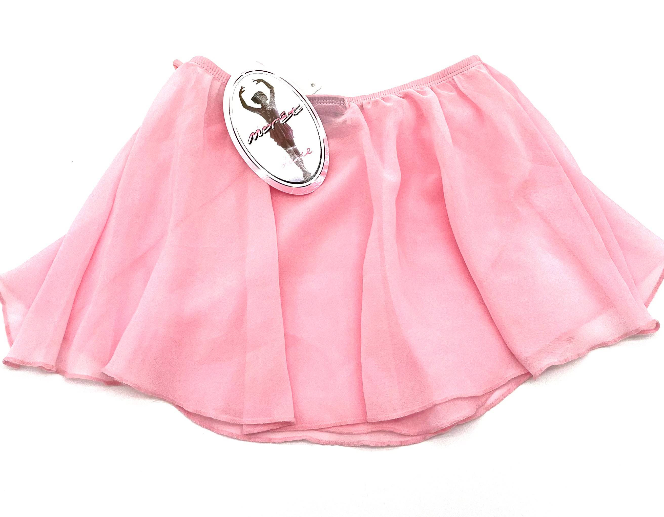 Girls Size 8-10 Moret Mock Wrap Skirt In Ballet Pink Dance Basic Tutu NEW with tags! - TheRealThreads