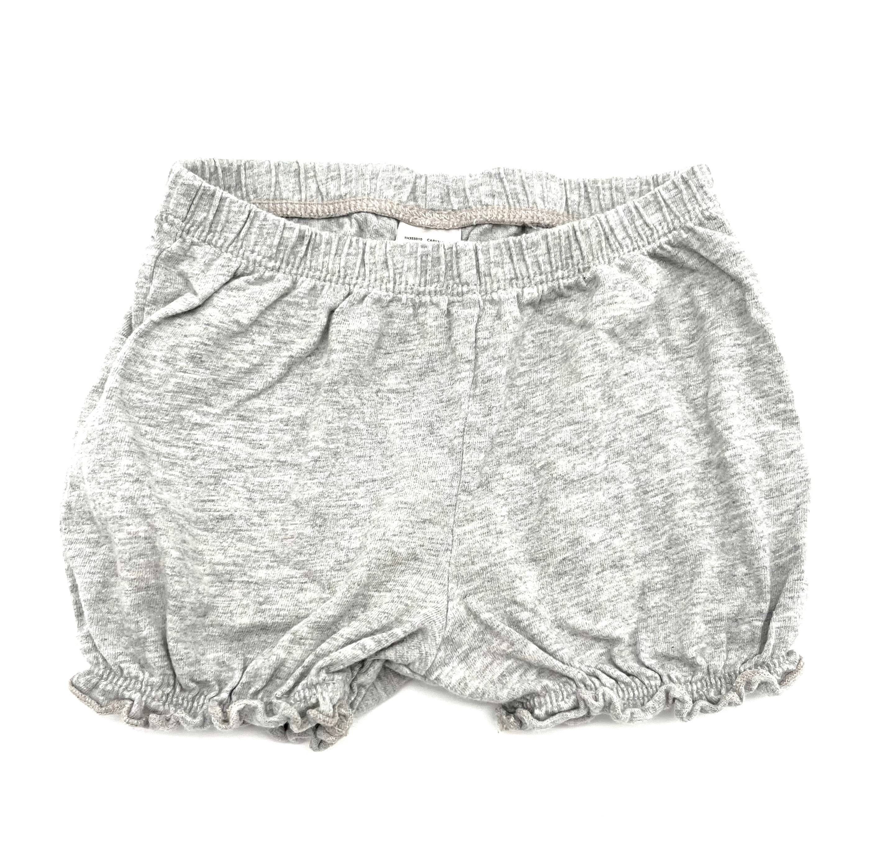 Babies Bloomers By Carter's Grey With Elastic At Waist And Legs Wear Over Diapers - TheRealThreads
