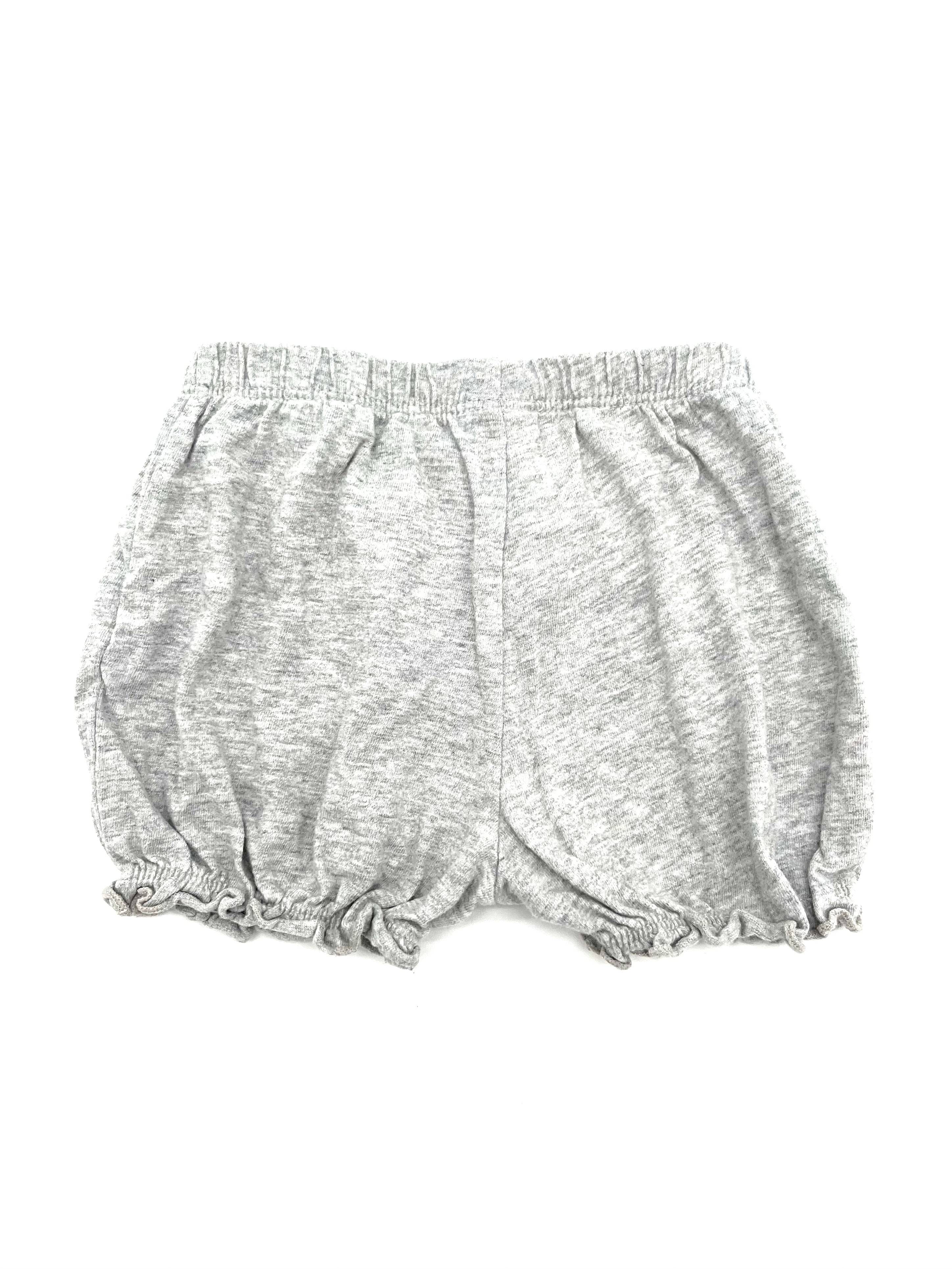 Babies Bloomers By Carter's Grey With Elastic At Waist And Legs Wear Over Diapers - TheRealThreads