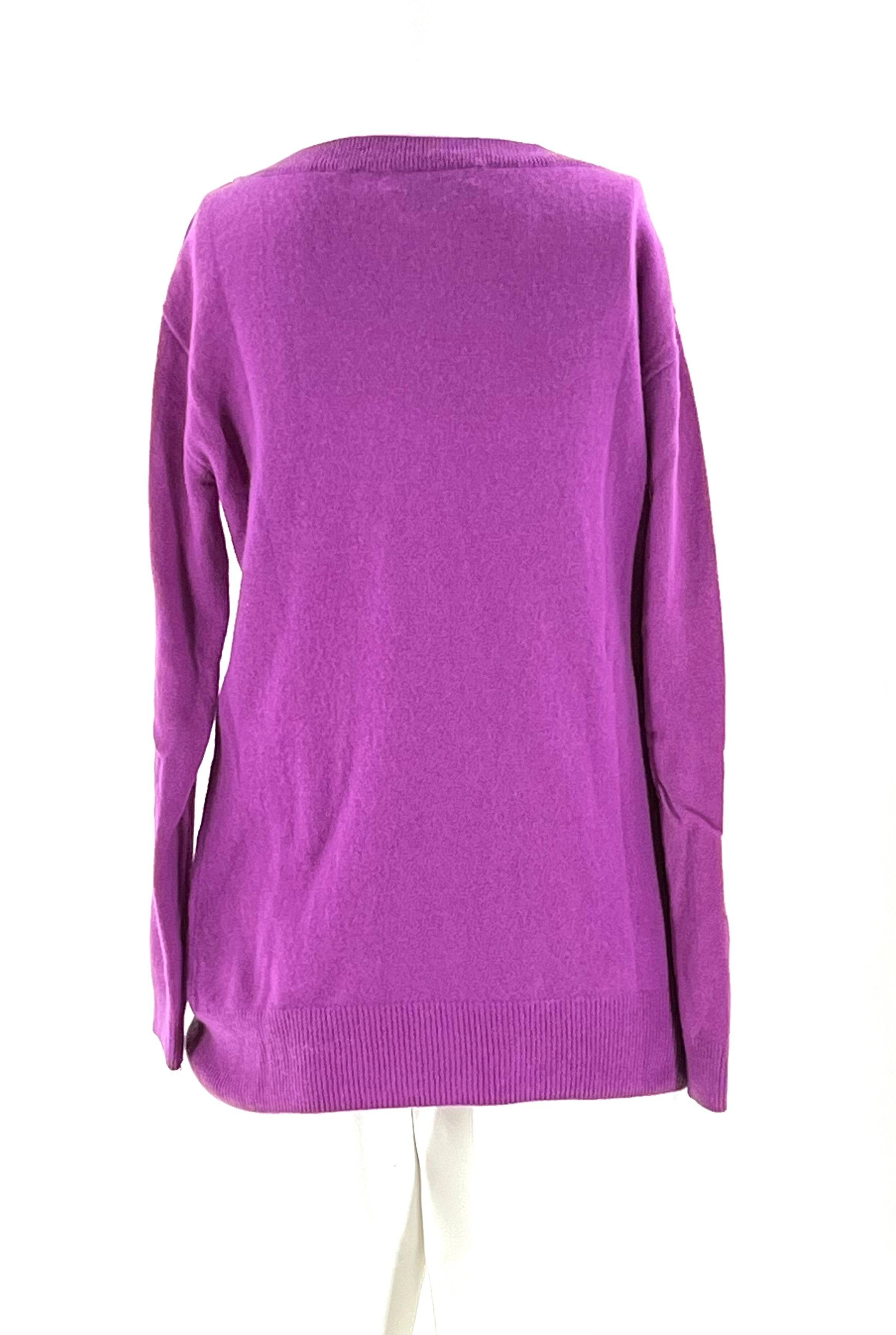 Banana Republic 100% Cashmere Sweater Size Medium In Pink Rose With Scoop Neck - TheRealThreads