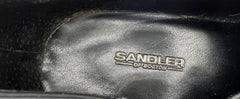 Womens Size 10 M Black Leather Shoes By Sandler of Boston - RealThreads