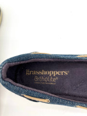 Womens Size 6.5 Shoes Slip On Jeans Loafers by Grasshoppers Ortholite - RealThreads