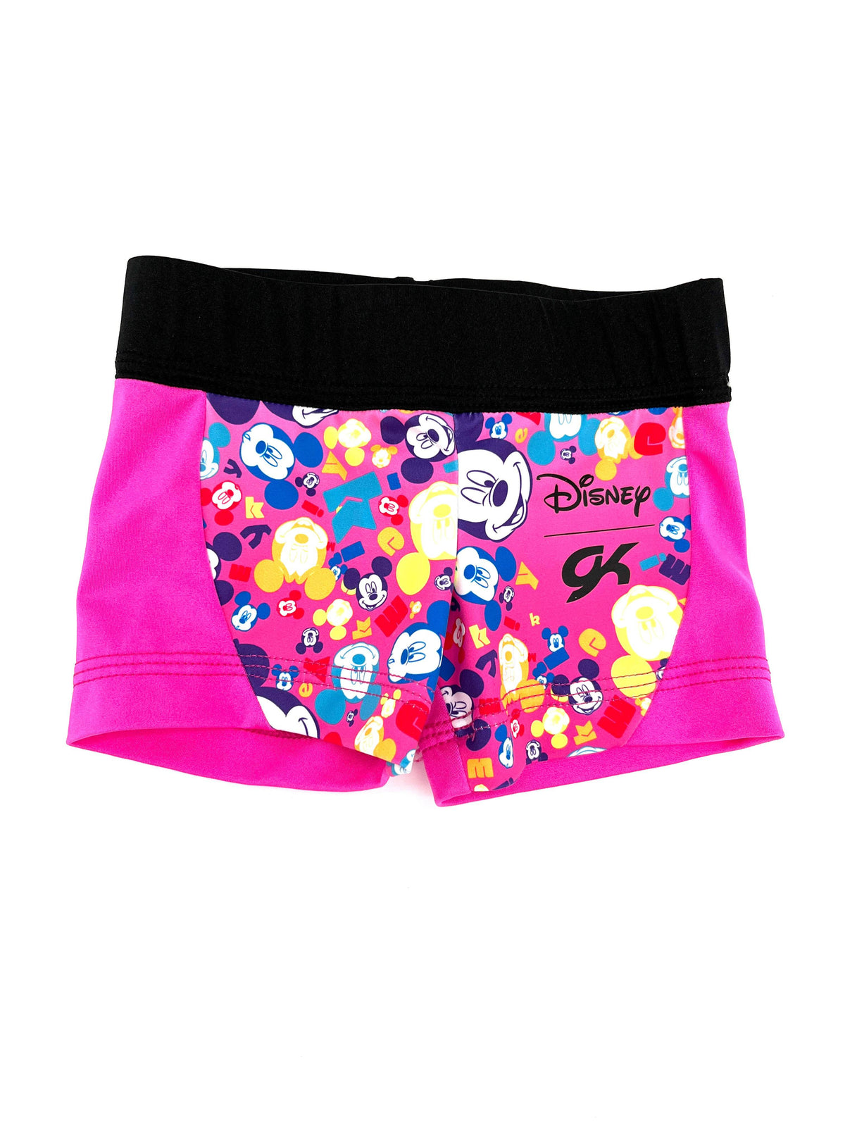 Girls Size 4 (4T) Disney Mickey Mouse Shorts Swimwear Activewear Pink Shorts - RealThreads