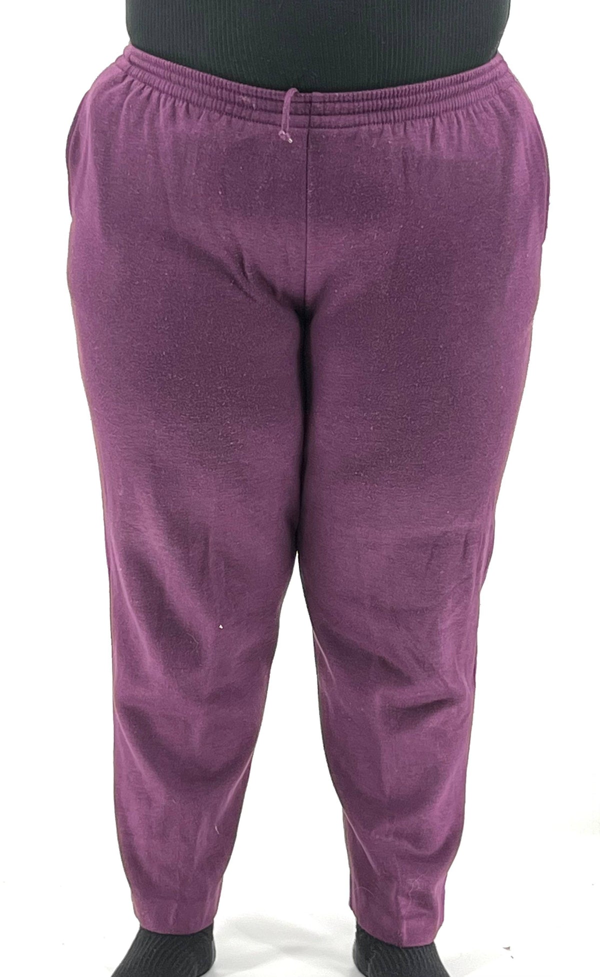 Womens Size XL Sweatpants by Bonnie Evans Sport in Dark Purple - RealThreads