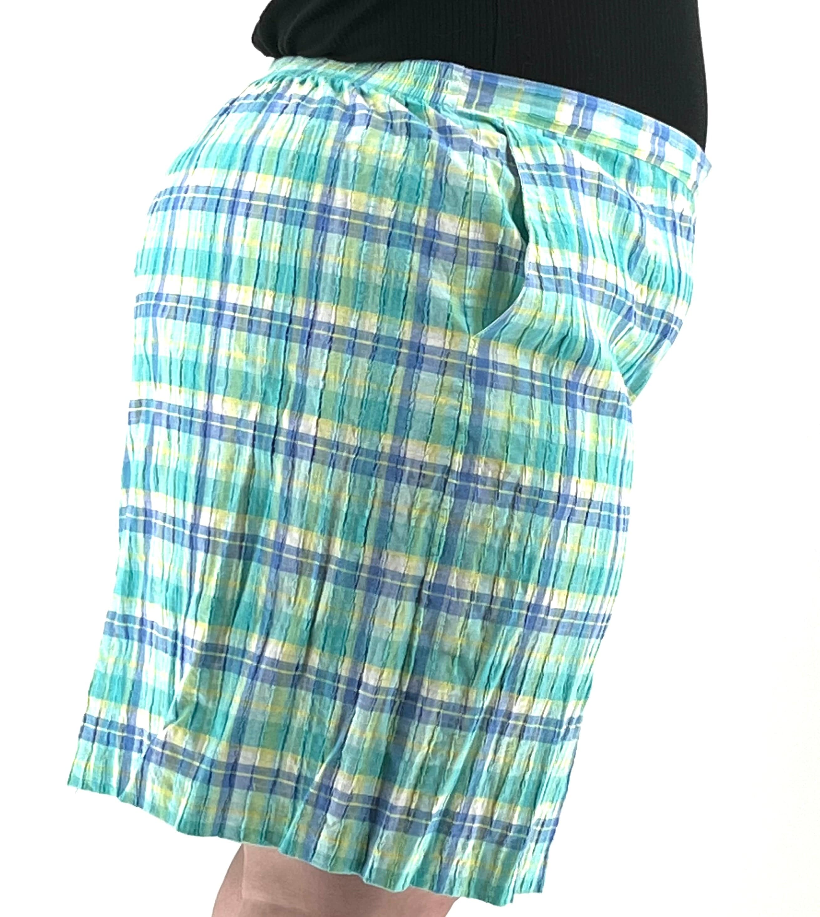 Womens Plus Size 22W Plaid Shorts Great Spring / Summer Colors by Alfred Dunner - RealThreads