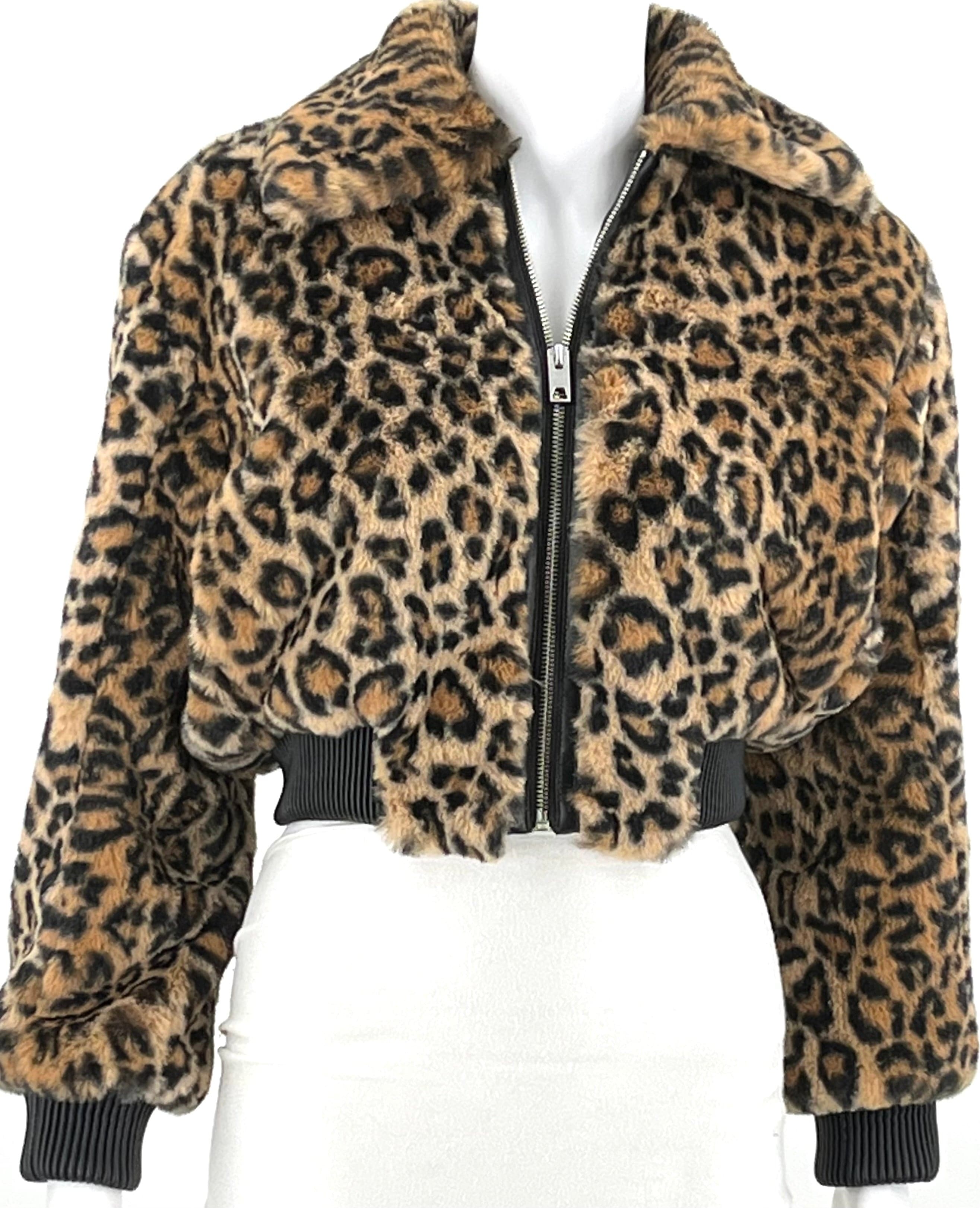 Womens Size XS Urban Outfitters Coat with Animal Print Excellent Condition! - RealThreads