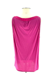 Womens Size XL Kenneth Cole Reaction Top Sleeveless Button Down Dark Pink - TheRealThreads