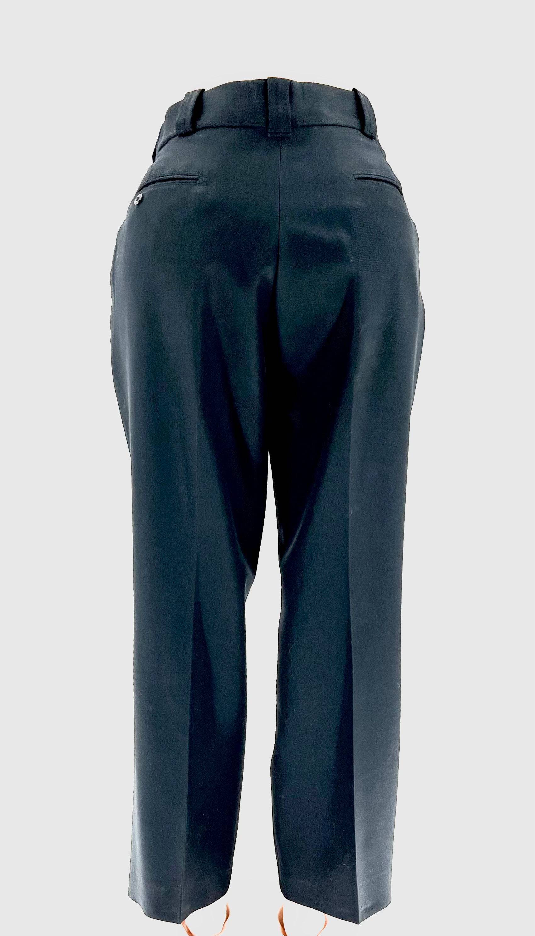 Womens Uniform Pants Size 16 Comfort Grip By Elbeco Black Zip and Hook Closures - TheRealThreads