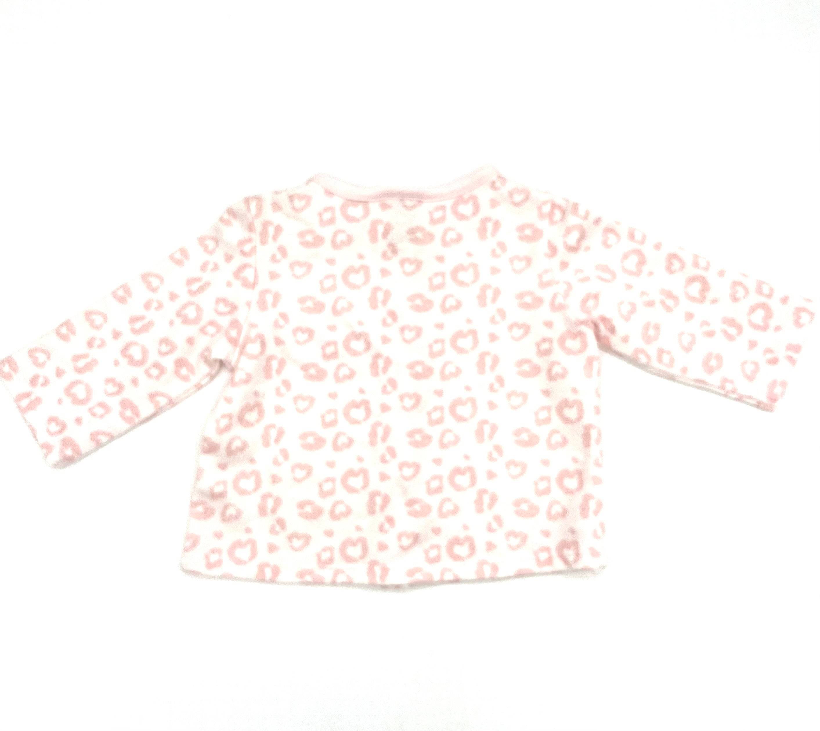 Babies Size 0-3 First Impressions Cardigan Months Up To 12lbs Pink & Dark Pink - TheRealThreads