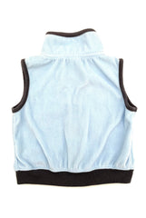 Babies Size 24 Months Blue and Gray Vest Zipper Up Front - TheRealThreads